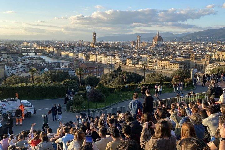 Golfvognstur i Firenze og Piazzale Michelangelo