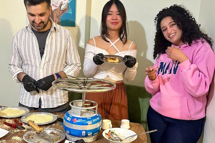 Turkish Sweet Cheese Pastry Künefe Workshop at a Local Home