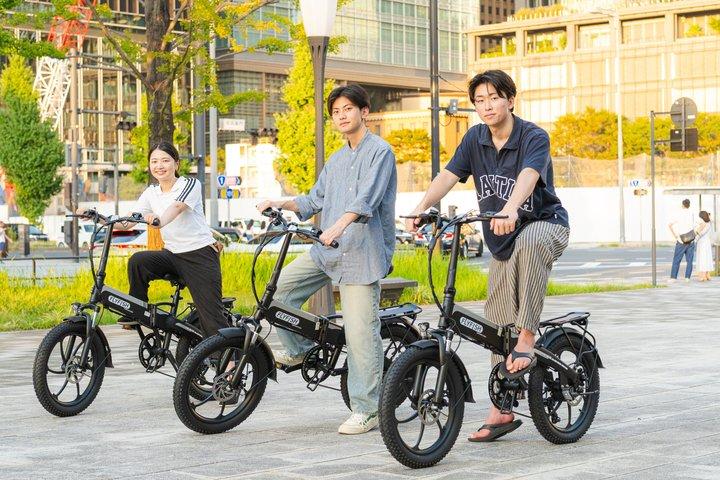 Tidig morgon Cykeltur i City och Temple Area i Tokyo