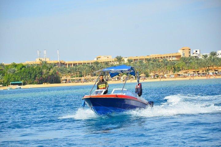 Privé Speedboot Dolphin House Snorkelen & Transfer : Hurghada