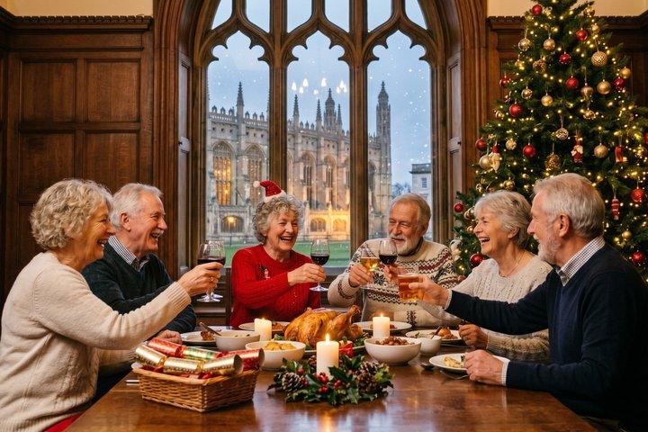 Private Weihnachtswanderung in der Cambridge Old Town