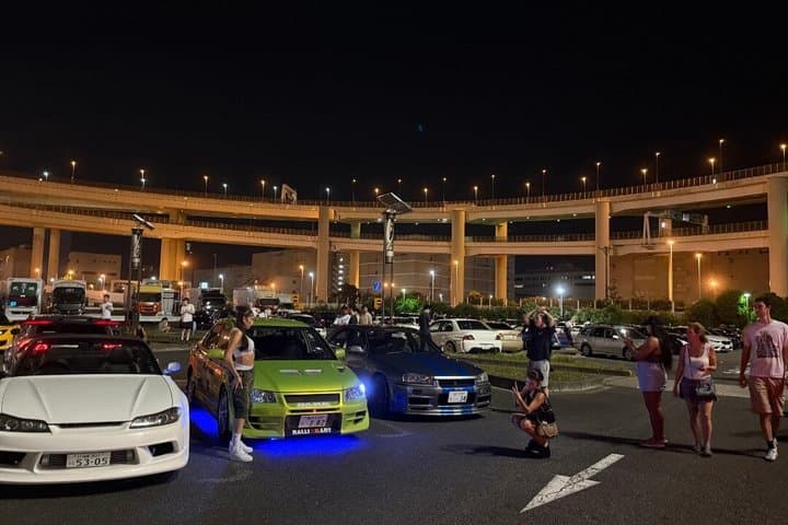 Self-Drive Nissan Skyline Tour to Daikoku PA & Tokyo Night Spots
