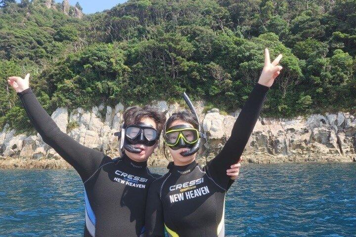 Premium Boot Schnorchelabenteuer auf Seopseom Island, Jeju