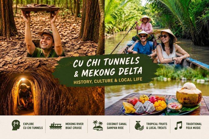 Ho Chi Minh City : Cu Chi Tunnels & Mekong Delta Tour di un giorno