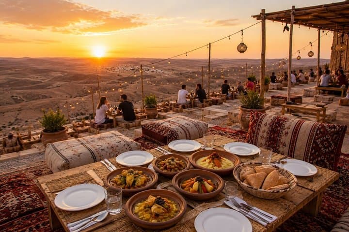 Agafay Desert Sunset Dinner & Fire Show with Optional Camel Ride