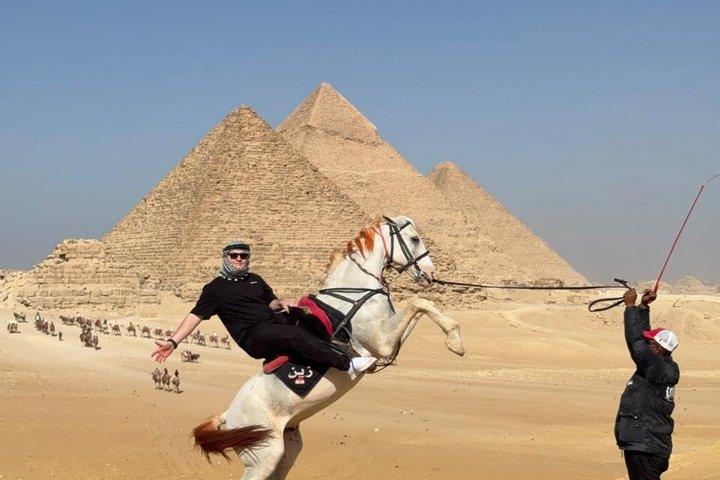 Private Half-Day Giza Pyramids & Sphinx Tour with Camel Ride