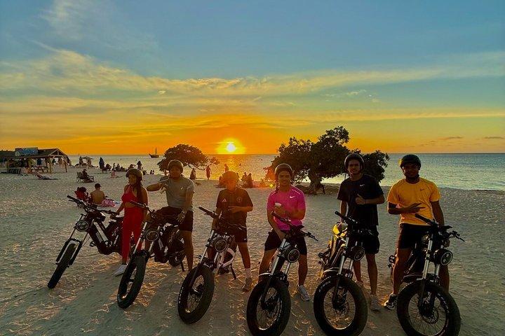 Oranjestad City Sunset Cykeltur