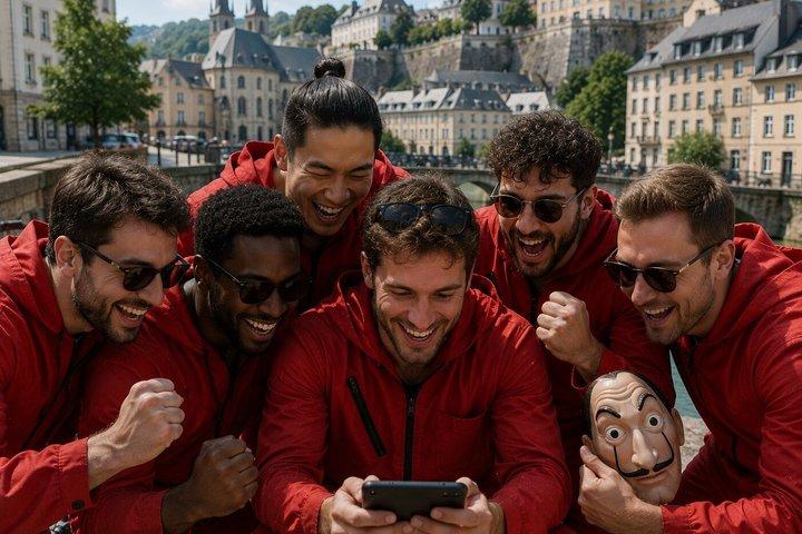 Udendørs Escape Game med temaet Team Røveri i Luxembourg