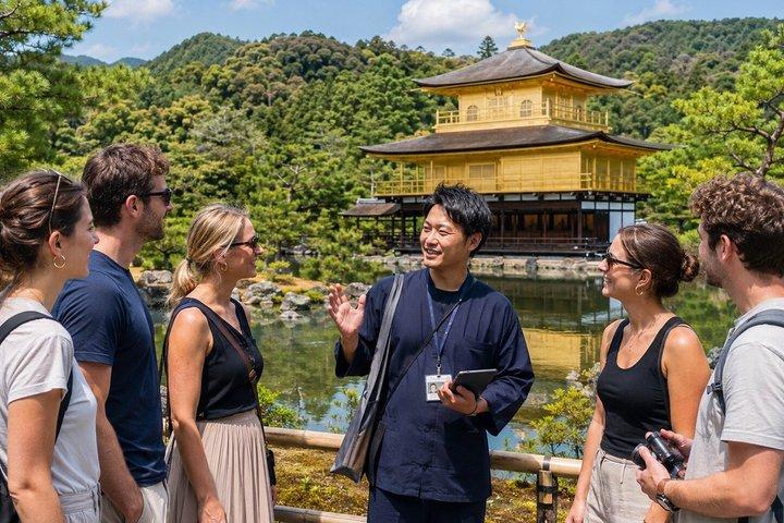 Kyoto : Kinkakuji derrière l'or - Marche UNESCO (droit d'entrée inclus)