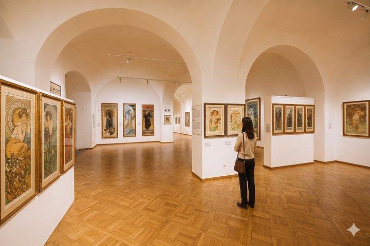Prag Alfons Mucha Museum Billetter og lydguide