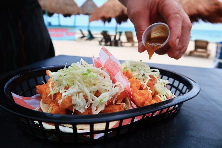 ビーチタコツアー(テキーラテイスティング&トラスポーテーション付き)