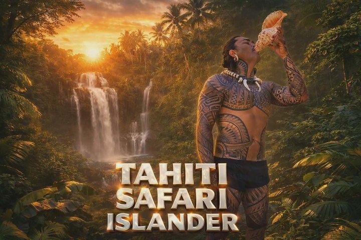 Überquerung der Insel Tahiti 4x4 Berg, Wasserfall, Fluss, Becken