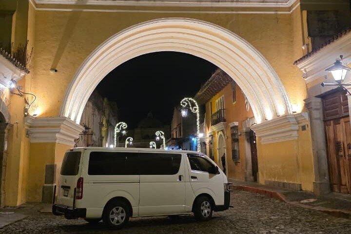 shuttle from airport to former Guatemala or vice versa