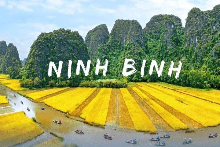 Privé auto : Cat Ba eiland naar Ninh Binh (Tam Coc, Trang An)