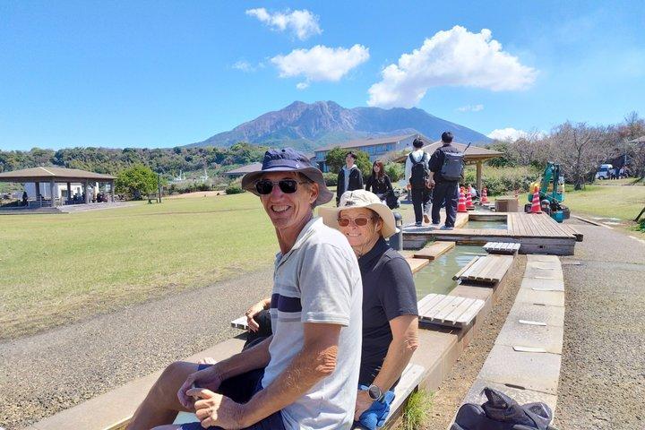 Abholung vom Hafen: Kagoshima Private Tour, lizenzierter Reiseführer und Fahrzeug