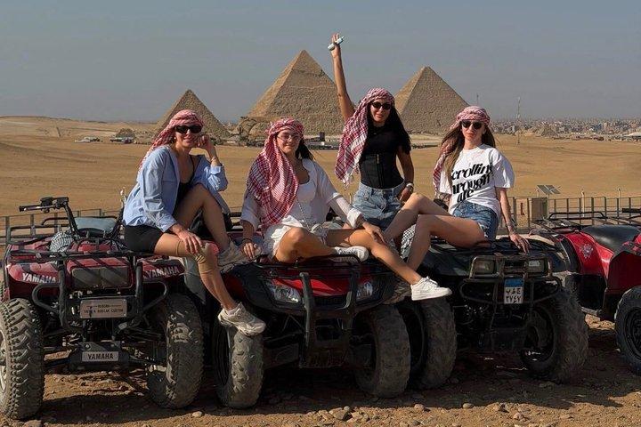 VIP All-Inclusive Grand Egyptian Museum,Pyramids & Quad Bike Tour