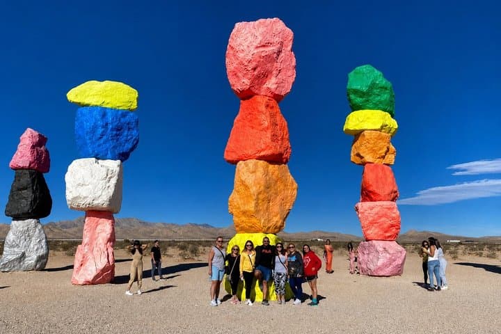 Red Rock Canyon, Hoover Dam, 7 Magic Mountains, Nelson Ghost Town