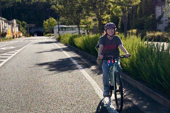 Osaka E cykeltur: Hidden Nature, Temple & Japanese Cheesecake