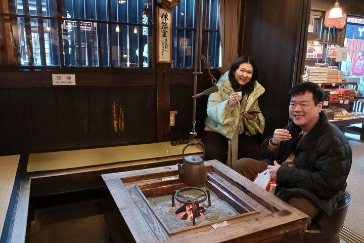 Takayama Hida Boeuf et saké Tour privé avec Guide licencié