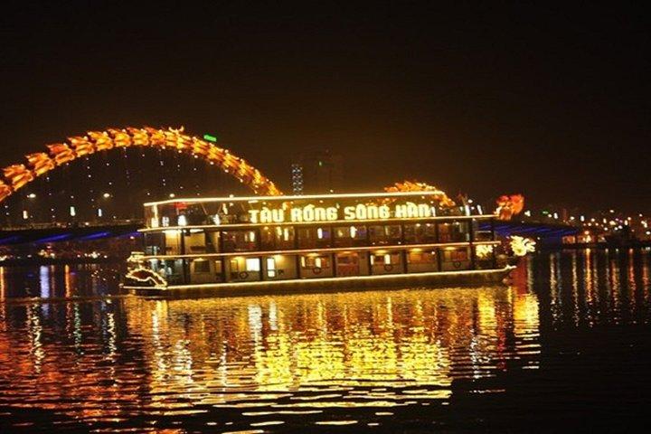 Da Nang Sunset Food Tour Scooter & Han River Cruise by Lady Rider