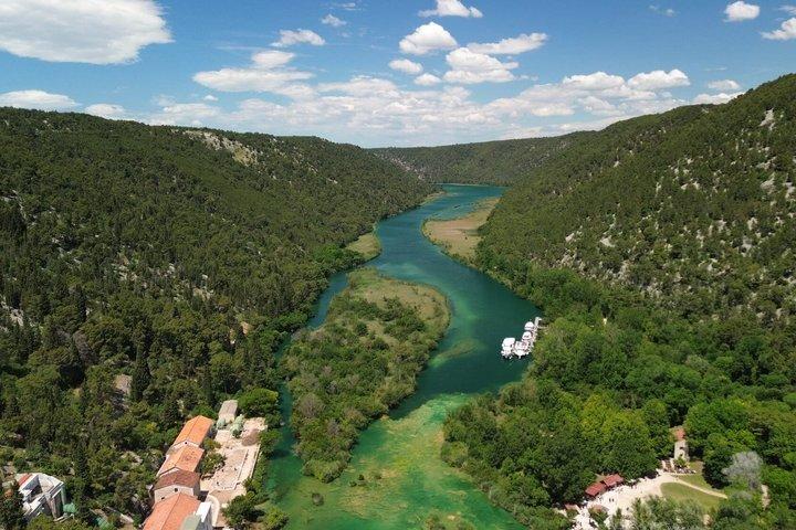De Split: Krka Waterfalls e Skradin com passeio de barco panorâmico