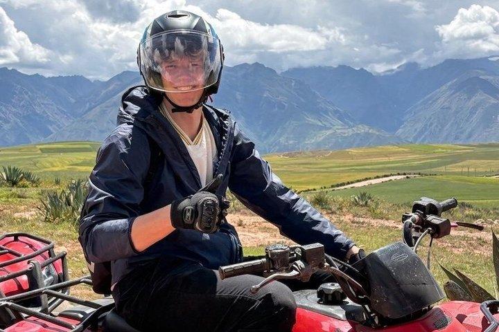 From Cusco: ATV’s tour Moray and Salt Mines of Maras.
