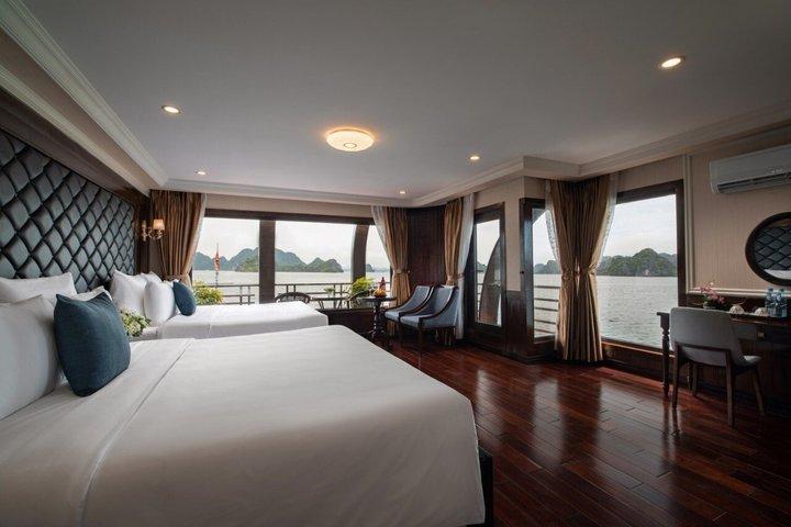 Halong Bay & Lan Ha Bay 2D1N Cruzeiro em La Pandora a partir de Hanói