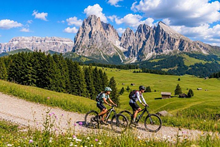 Alpe di Siusi eBike udflugt til Seiser Alm refugiet