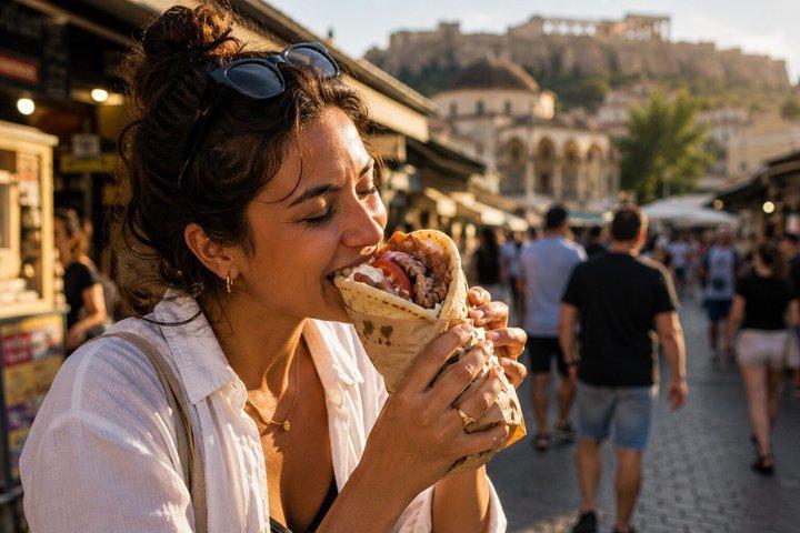 Visite gastronomique d'Athènes : Moussaka & Souvlaki Kebab