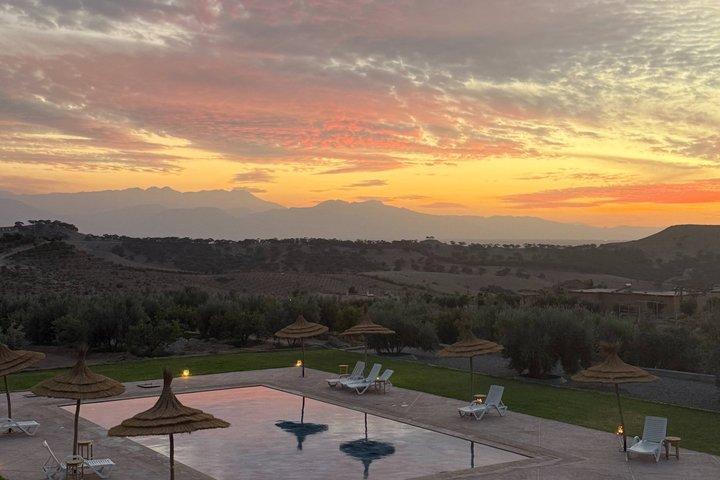 From marrakech :Enjoy Agafay desert pool with Lunch & camel ride