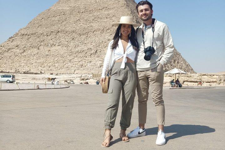 Private Layover Tour: Pyramiderne i Giza og det store egyptiske museum