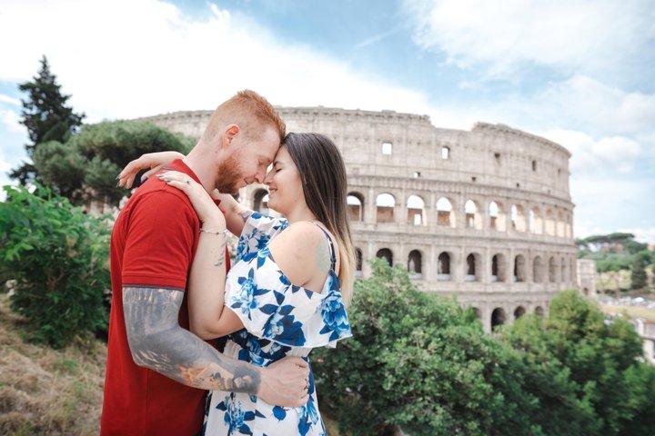Rome : Séance privée emblématique à Trevi Fountain & Colosseum