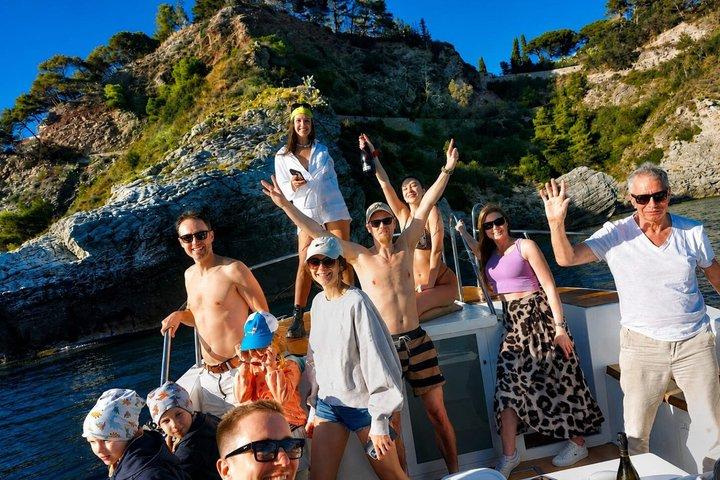 Giardini Naxos Taormina Isola Bella Blaue Grotte Bootstour
