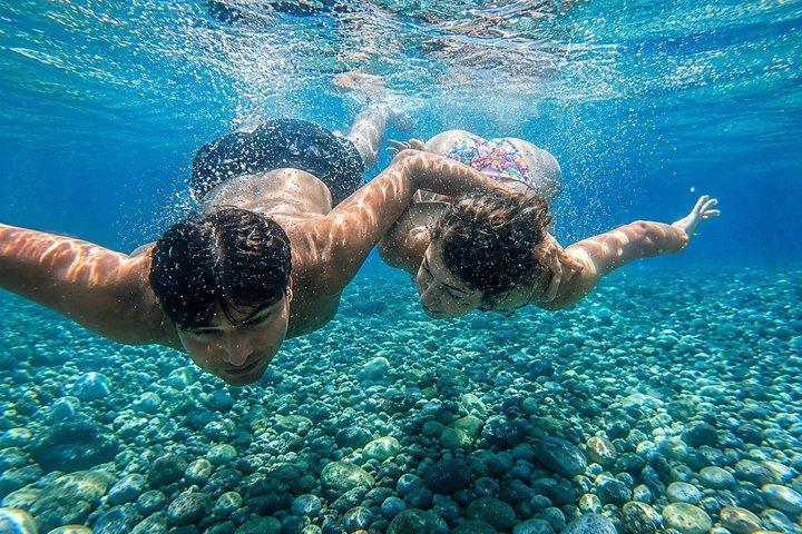 Giardini Naxos Taormina Isola Bella Blaue Grotte Bootstour