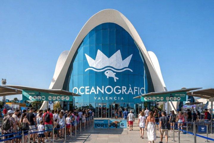 Valencia Art Nouveau Private Tour med Oceanografic mulighed