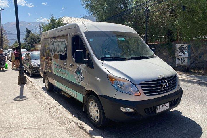 Rafting em Cajón del Maipo. Transporte de ida e volta saindo de Santiago.