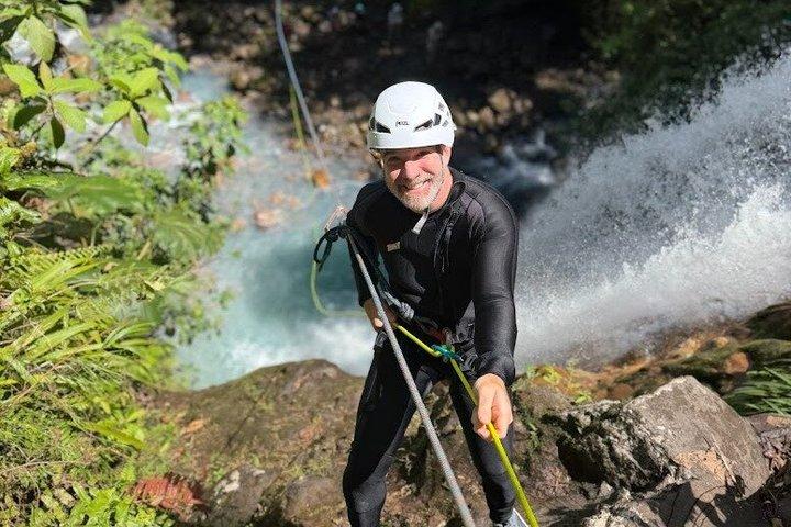Ultimate Blue Falls Canyoning Adventure: 2 Rappels & Hidden Pools