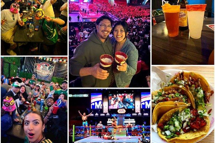 Wrestling-Show und mexikanische Gastronomie