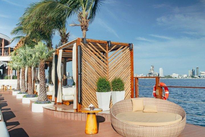 Pattaya SINA Beach Club Floating Day Pass with Pool and Sea Views