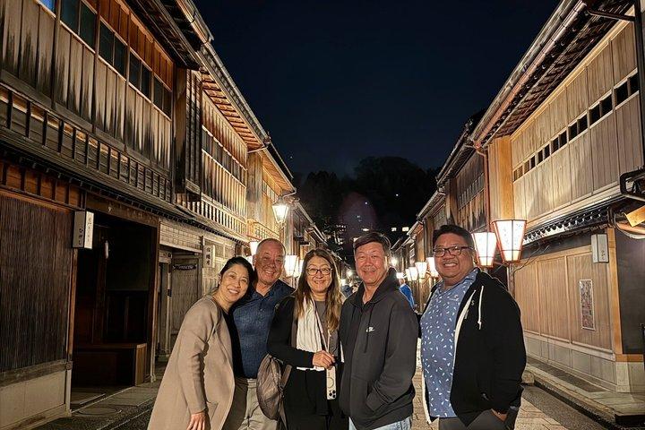 Kanazawa Nachtwanderung Samurai und Geisha Bezirke