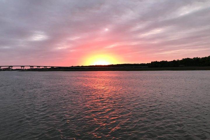 Cruzeiro de olhar para o pôr-do-sol