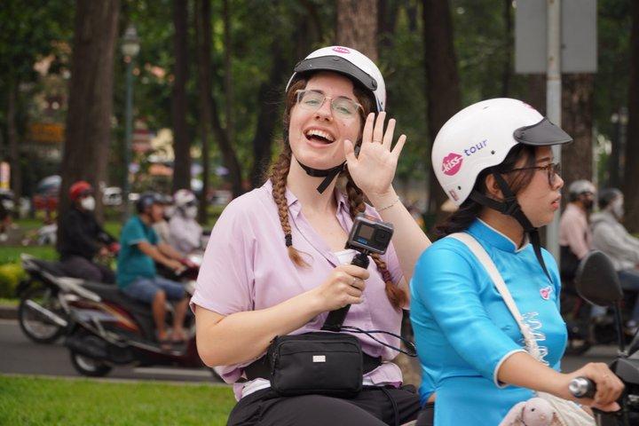 Da Nang Halve Dag Stadstour met Motor Vrouwelijke Rijder