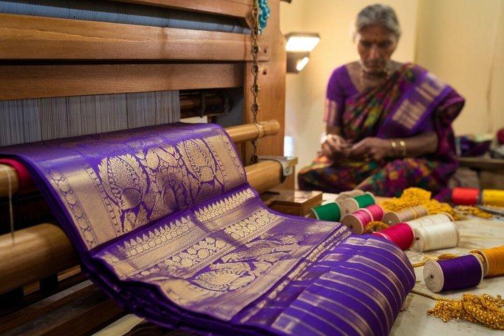 Private Kanchipuram Temple Silk Heritage Day Trip saindo de Chennai