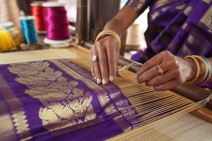 Private Kanchipuram Temple Silk Heritage Day Trip saindo de Chennai