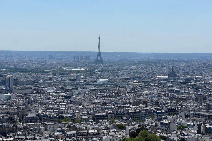 Sacré Cœur Dome Beklim Panoramisch uitzicht op Parijs