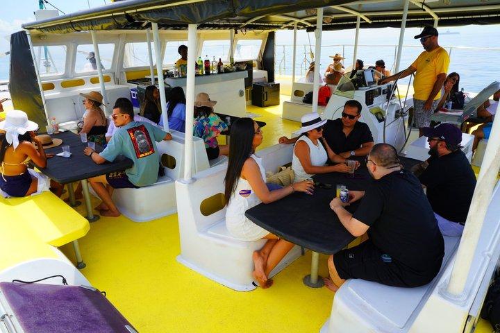 パナマ シティからタボガ島への 8 時間のオールインクルーシブ カタマラン ツアー