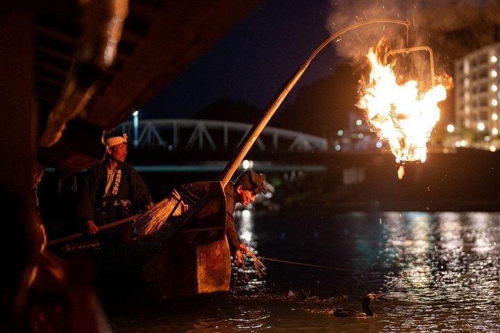 Traditionelle Ukai-Beobachtungstour ab Nagoya mit Abendessen