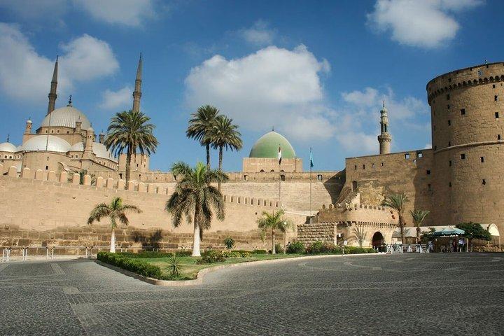 Pyramids & Citadel from Alexandria Port