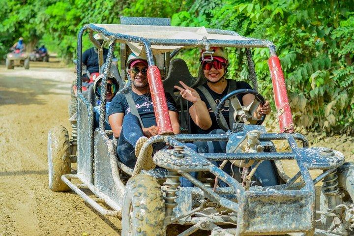Tour de aventura de Buggy de meio dia! Visite a praia de Macau e a caverna do rio