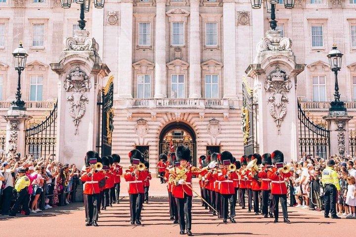 Buckingham Palace og ændring af vagten vandretur
